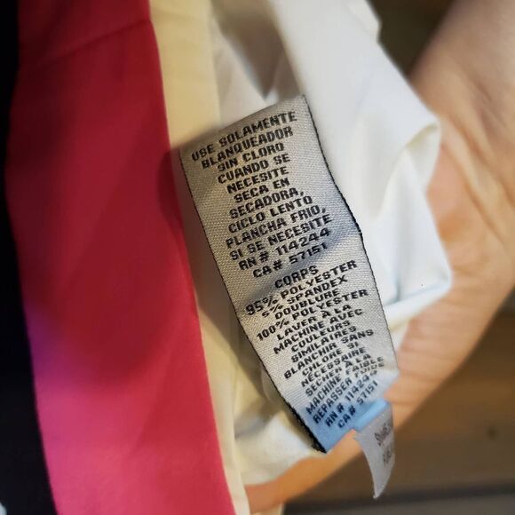 Eliza J Geometric Print 3/4 Sleeve Shift Dress Size 8 Multicolor - Picture 13 of 14